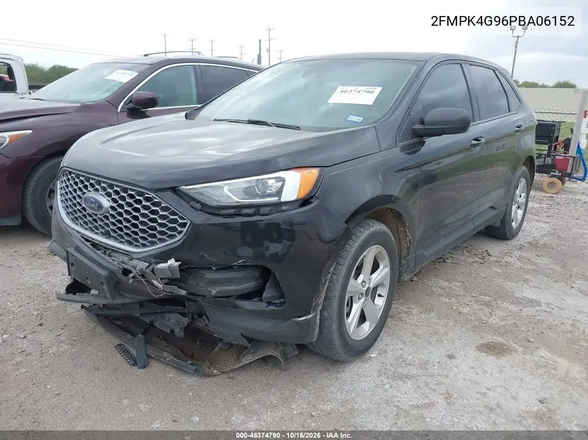 2023 FORD EDGE VIN 2FMPK4G96PBA06152 — фото 2