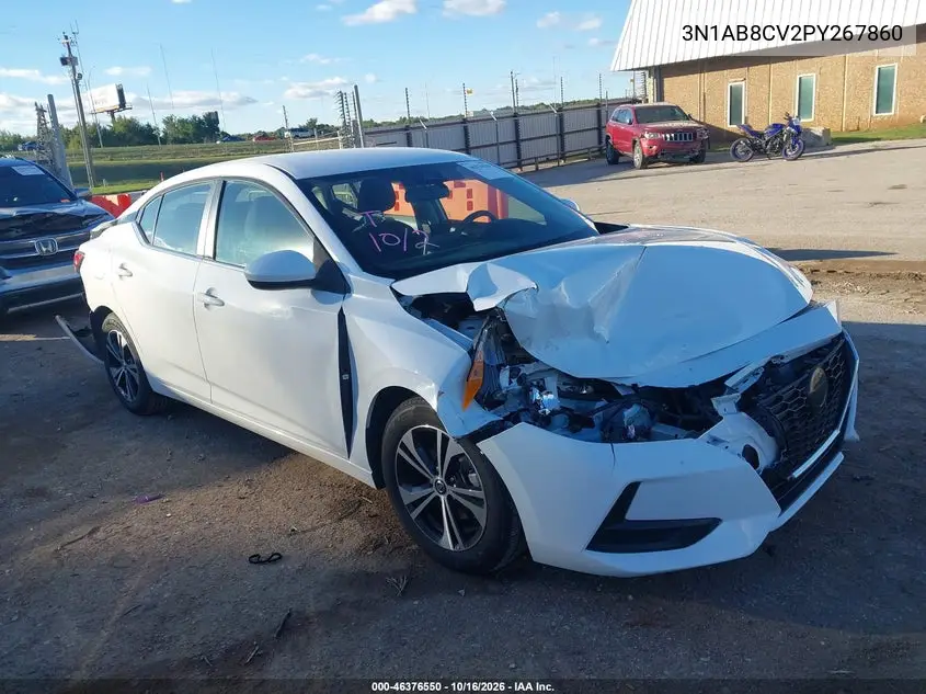NISSAN SENTRA 2023, VIN 3N1AB8CV2PY267860