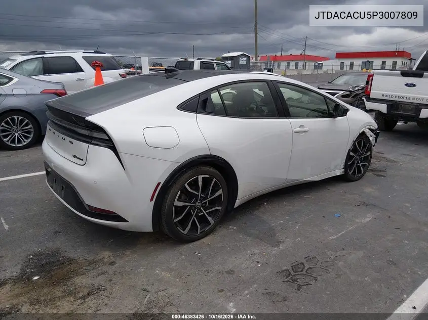 2023 TOYOTA PRIUS VIN JTDACACU5P3007809 — фото 4