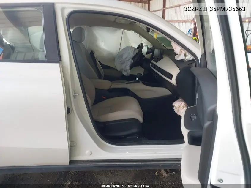 2023 HONDA HR-V VIN 3CZRZ2H35PM735663 — фото 5