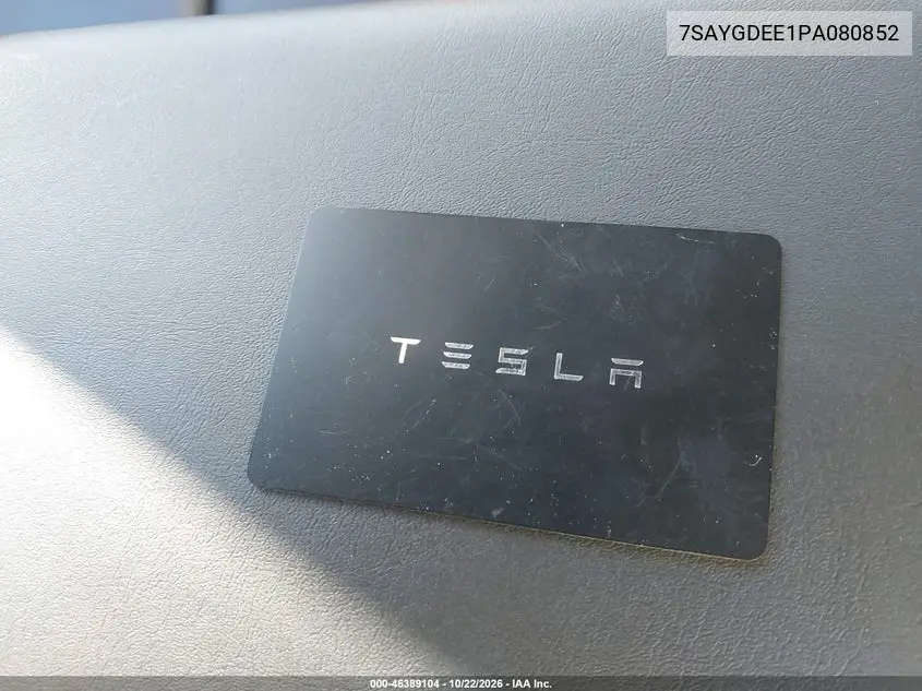 2023 TESLA MODEL Y VIN 7SAYGDEE1PA080852 — фото 10