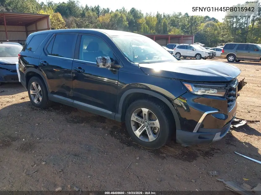 HONDA PILOT 2023, VIN 5FNYG1H45PB015942
