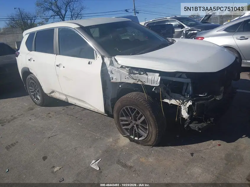 NISSAN ROGUE 2023, VIN 5N1BT3AA5PC751043