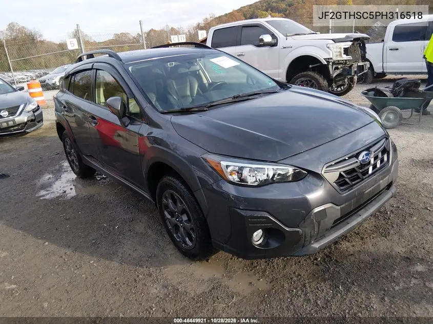 SUBARU XV 2023, VIN JF2GTHSC5PH316518
