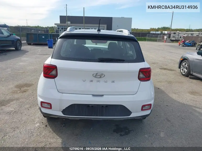 2024 HYUNDAI VENUE VIN KMHRC8A34RU314936 — фото 14