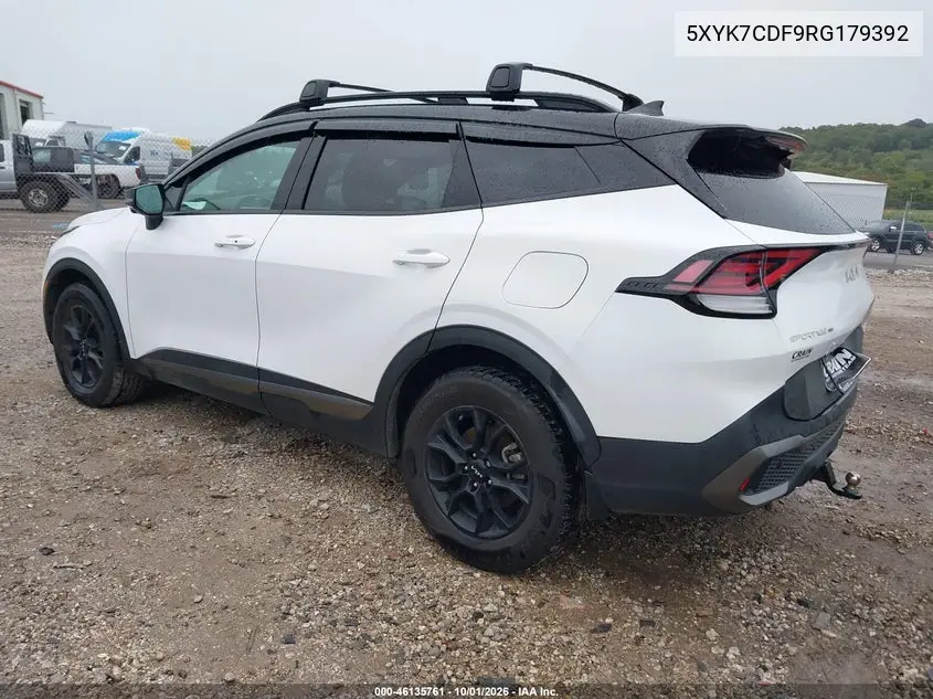 2024 KIA SPORTAGE VIN 5XYK7CDF9RG179392 — фото 3