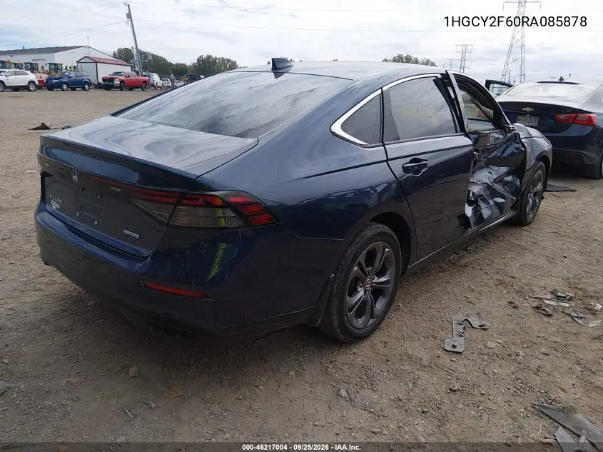 2024 HONDA ACCORD VIN 1HGCY2F60RA085878 — фото 4