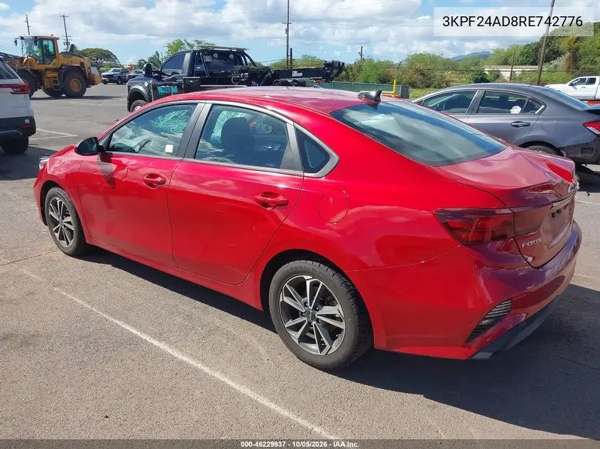 2024 KIA FORTE VIN 3KPF24AD8RE742776 — фото 3