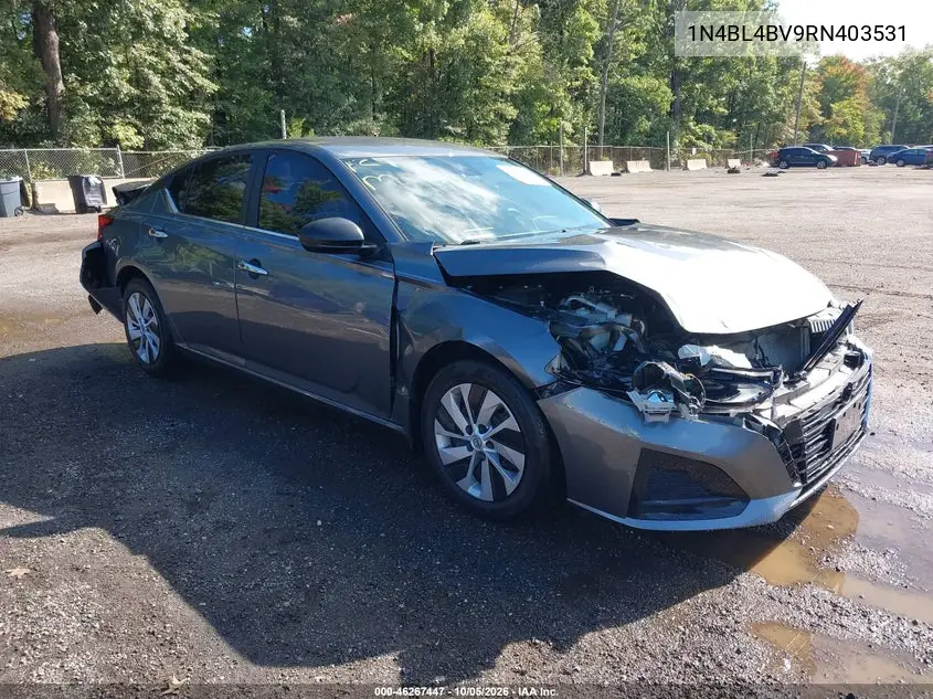NISSAN ALTIMA 2024, VIN 1N4BL4BV9RN403531