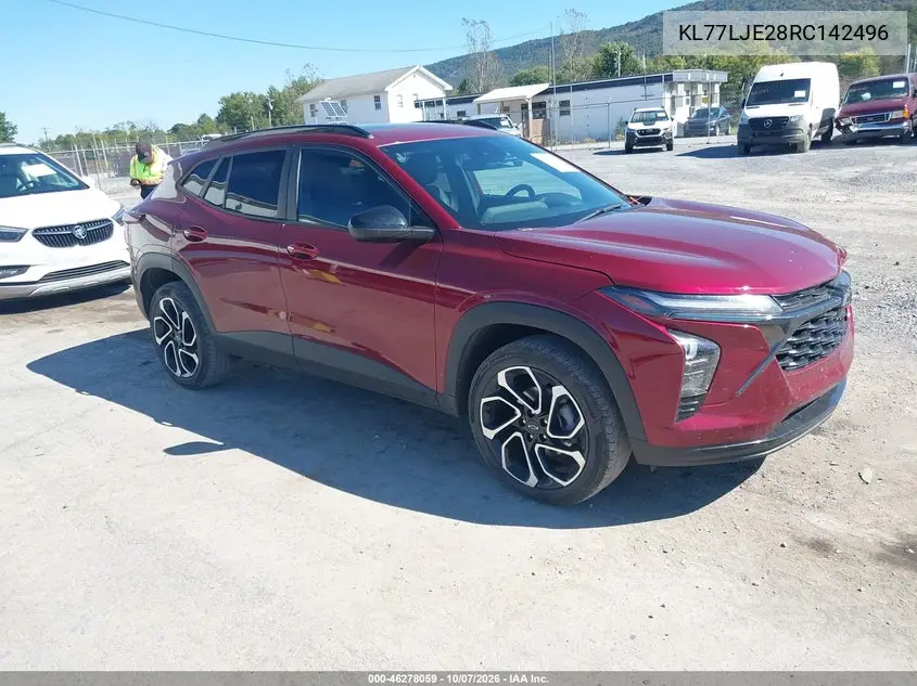CHEVROLET TRAX 2024, VIN KL77LJE28RC142496