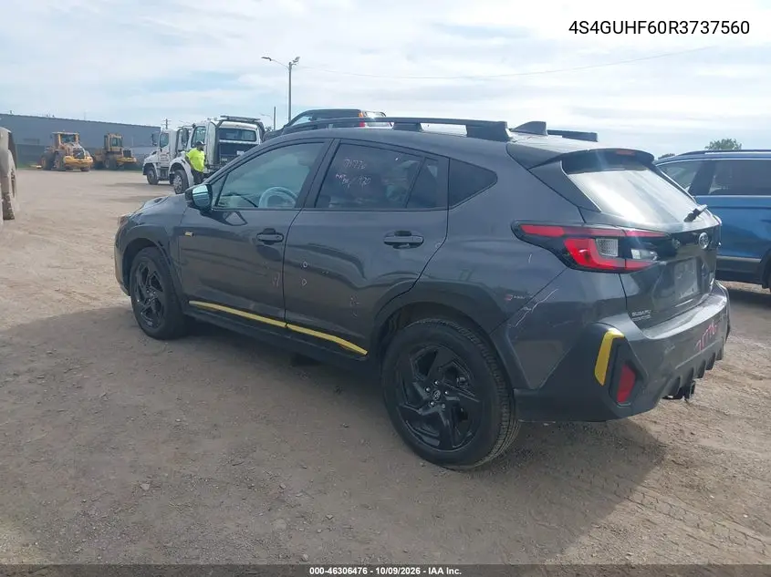 2024 SUBARU XV VIN 4S4GUHF60R3737560 — фото 3