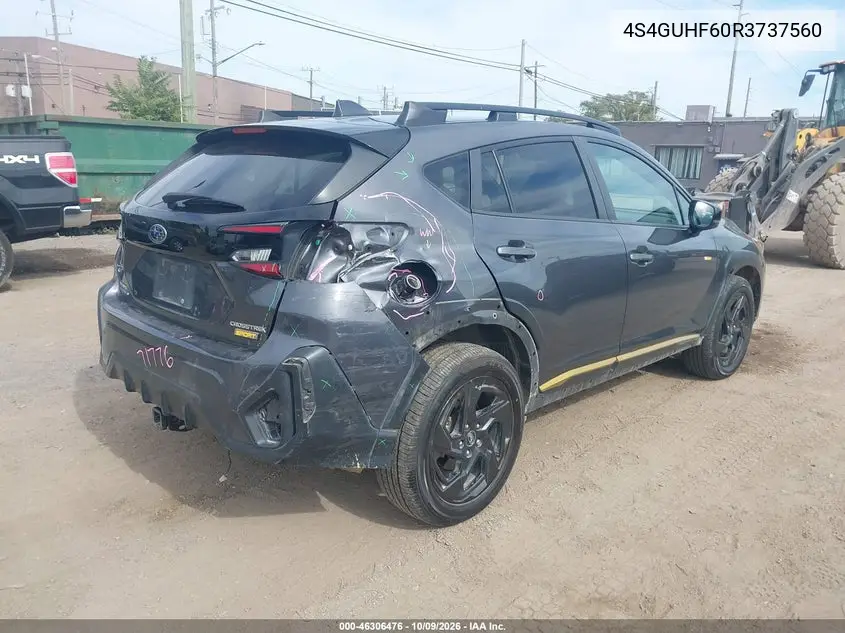 2024 SUBARU XV VIN 4S4GUHF60R3737560 — фото 4