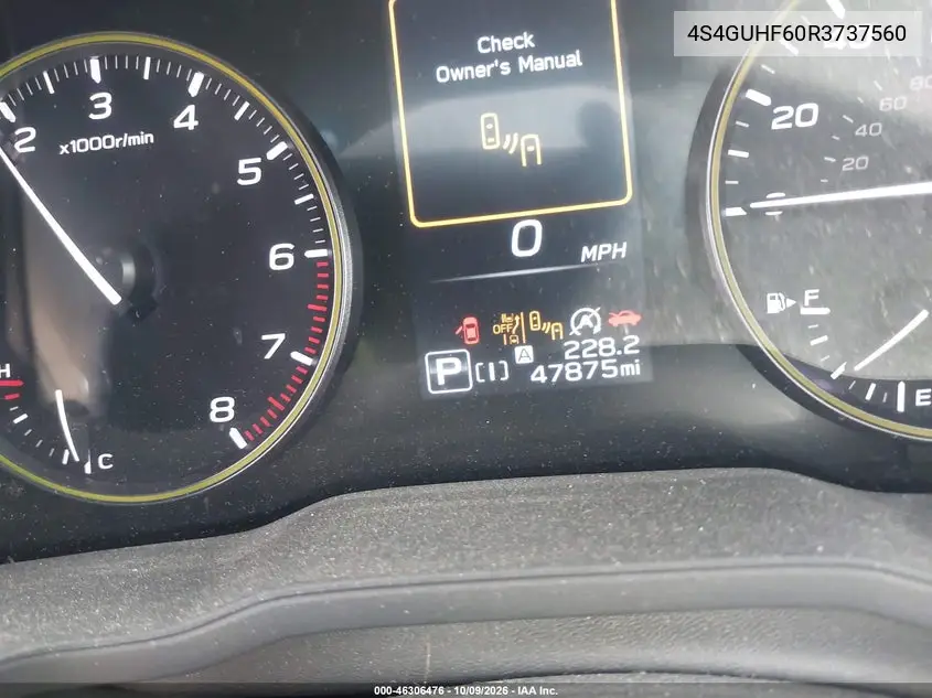 2024 SUBARU XV VIN 4S4GUHF60R3737560 — фото 7