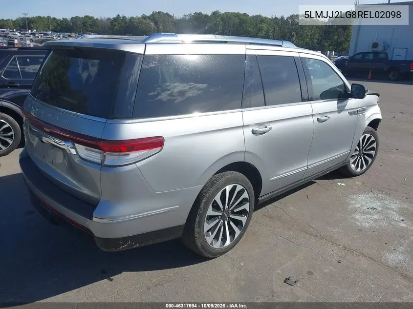 2024 LINCOLN NAVIGATOR VIN 5LMJJ2LG8REL02098 — фото 4