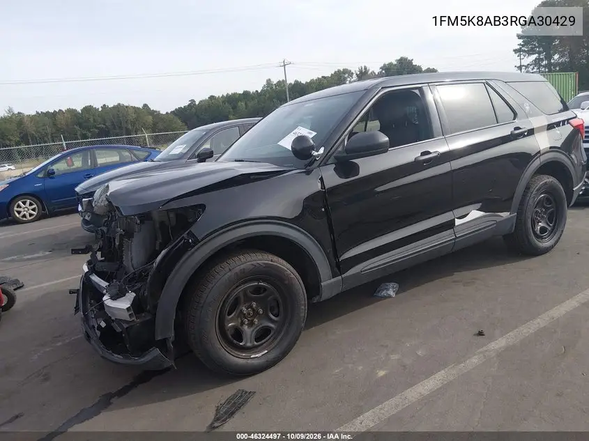 2024 FORD POLICE VIN 1FM5K8AB3RGA30429 — фото 2