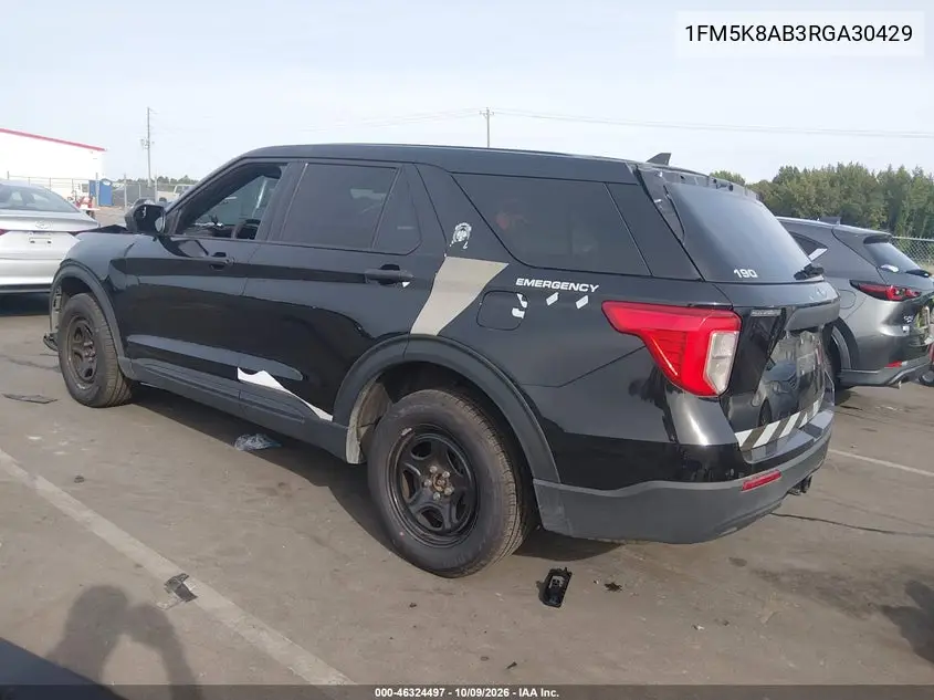 2024 FORD POLICE VIN 1FM5K8AB3RGA30429 — фото 3