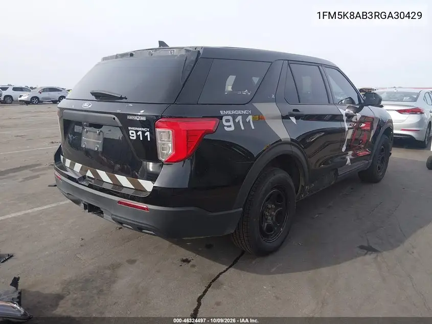 2024 FORD POLICE VIN 1FM5K8AB3RGA30429 — фото 4