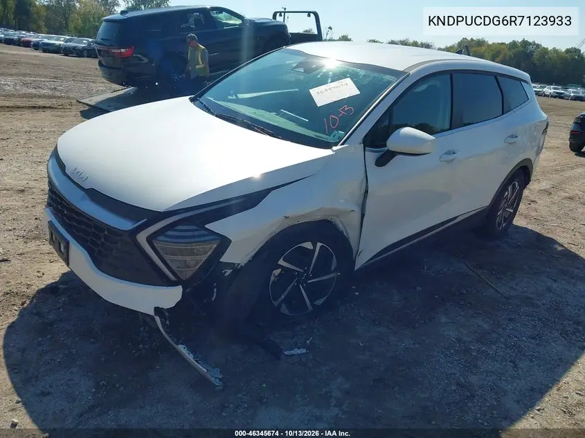2024 KIA SPORTAGE VIN KNDPUCDG6R7123933 — фото 2