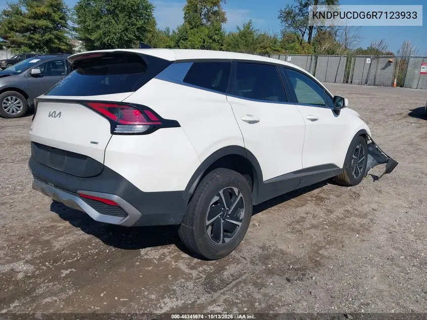 2024 KIA SPORTAGE VIN KNDPUCDG6R7123933 — фото 4