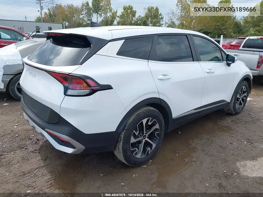 2024 KIA SPORTAGE VIN 5XYK33DFXRG189666 — фото 4