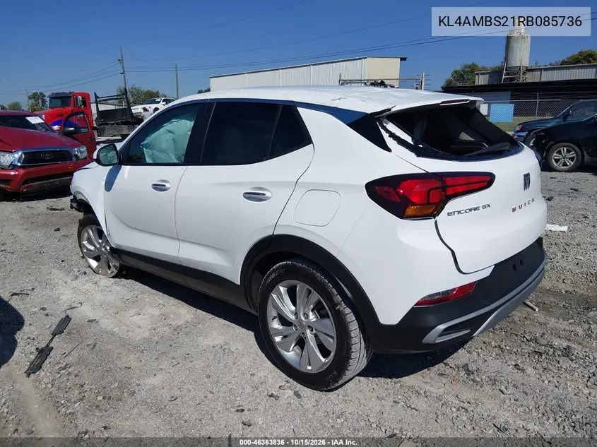 2024 BUICK ENCORE GX VIN KL4AMBS21RB085736 — фото 3
