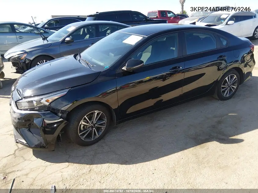 2024 KIA FORTE VIN 3KPF24AD4RE769246 — фото 2
