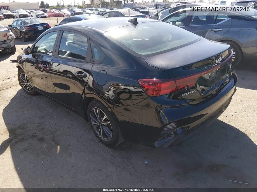 2024 KIA FORTE VIN 3KPF24AD4RE769246 — фото 3