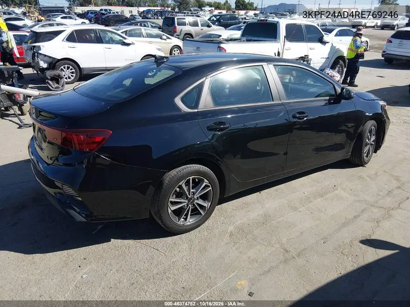 2024 KIA FORTE VIN 3KPF24AD4RE769246 — фото 4