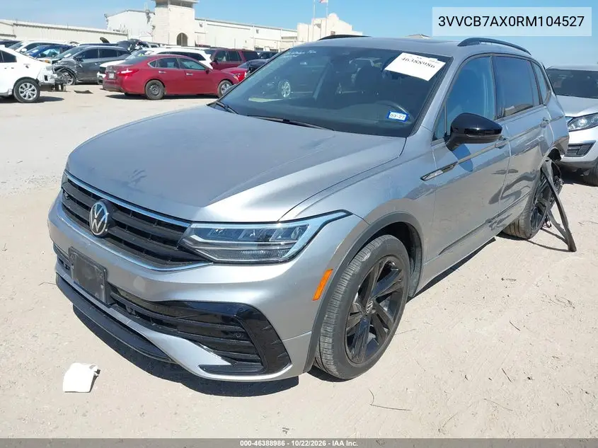 2024 VOLKSWAGEN TIGUAN VIN 3VVCB7AX0RM104527 — фото 2