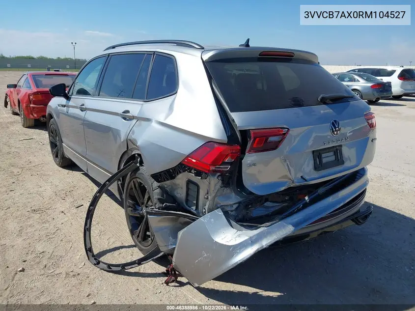 2024 VOLKSWAGEN TIGUAN VIN 3VVCB7AX0RM104527 — фото 3