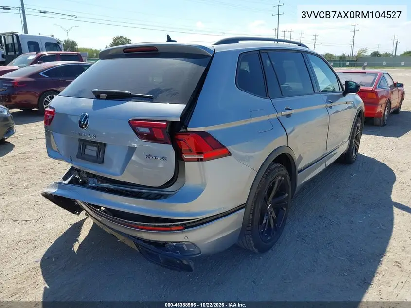 2024 VOLKSWAGEN TIGUAN VIN 3VVCB7AX0RM104527 — фото 4