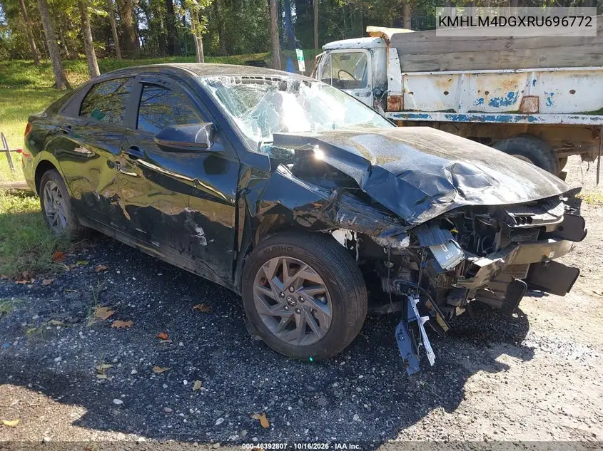 HYUNDAI ELANTRA 2024, VIN KMHLM4DGXRU696772