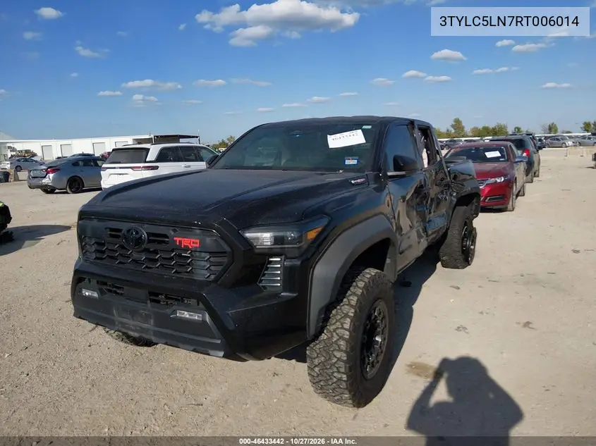 2024 TOYOTA TACOMA VIN 3TYLC5LN7RT006014 — фото 2