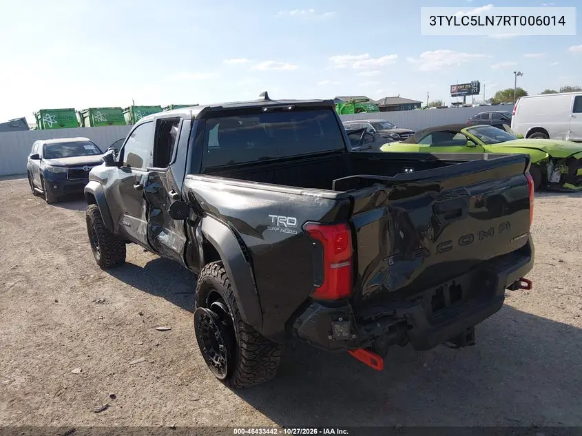 2024 TOYOTA TACOMA VIN 3TYLC5LN7RT006014 — фото 3
