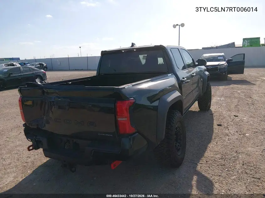 2024 TOYOTA TACOMA VIN 3TYLC5LN7RT006014 — фото 4