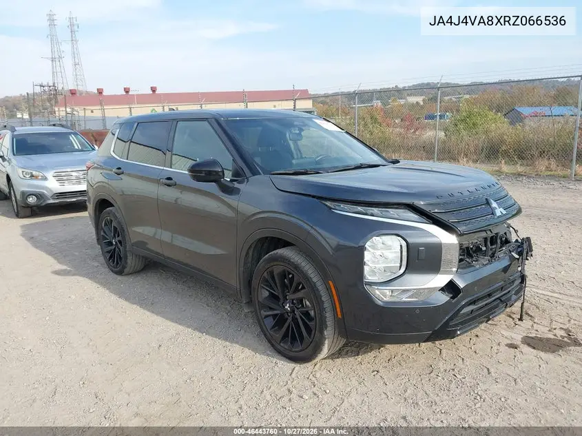 MITSUBISHI OUTLANDER 2024, VIN JA4J4VA8XRZ066536