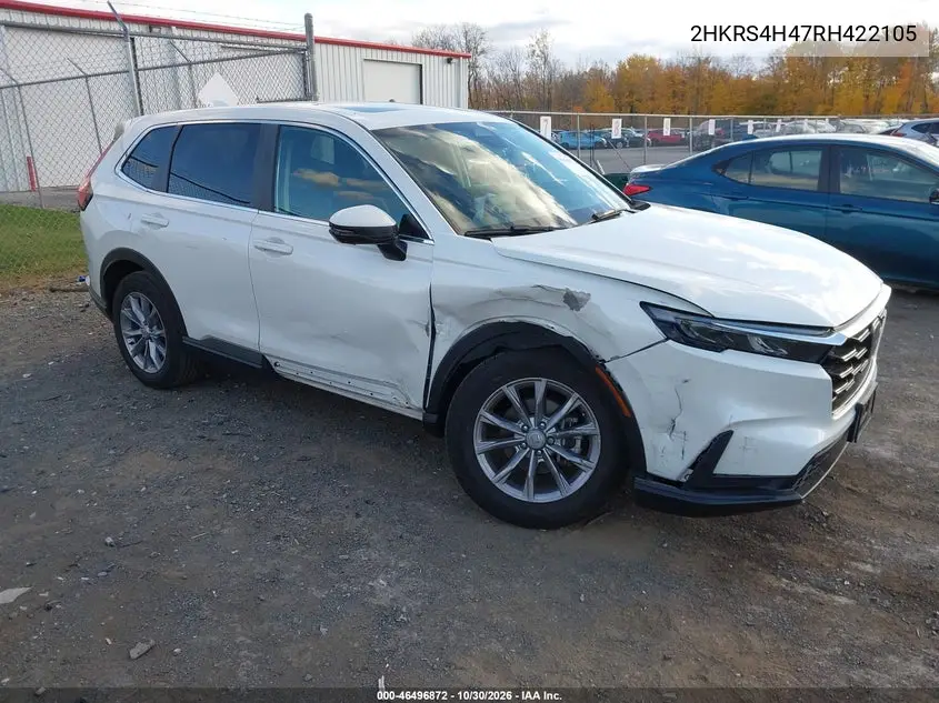 HONDA CR-V 2024, VIN 2HKRS4H47RH422105