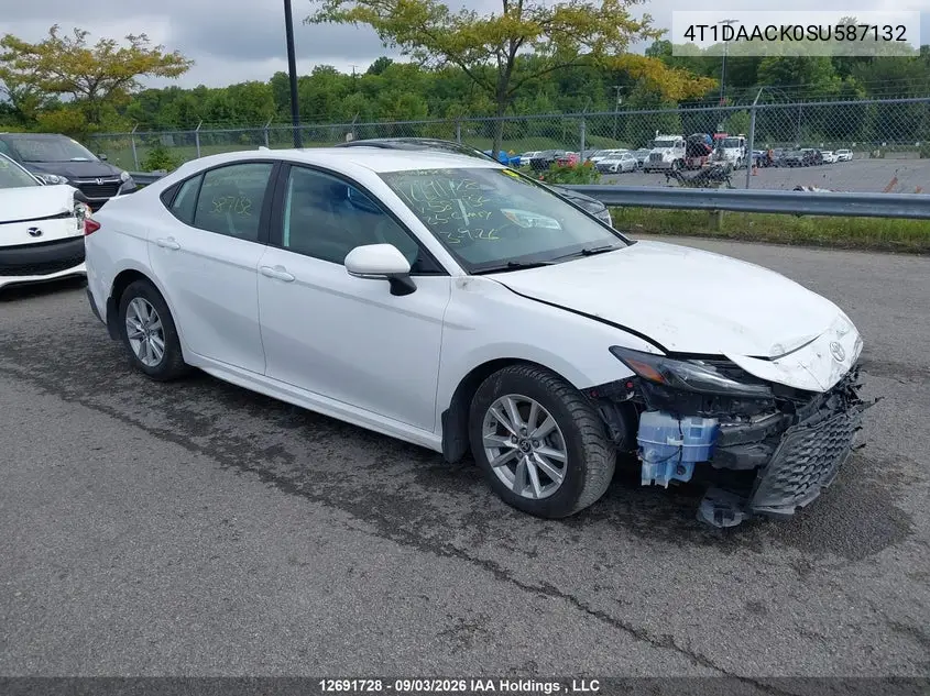 TOYOTA CAMRY 2025, VIN 4T1DAACK0SU587132