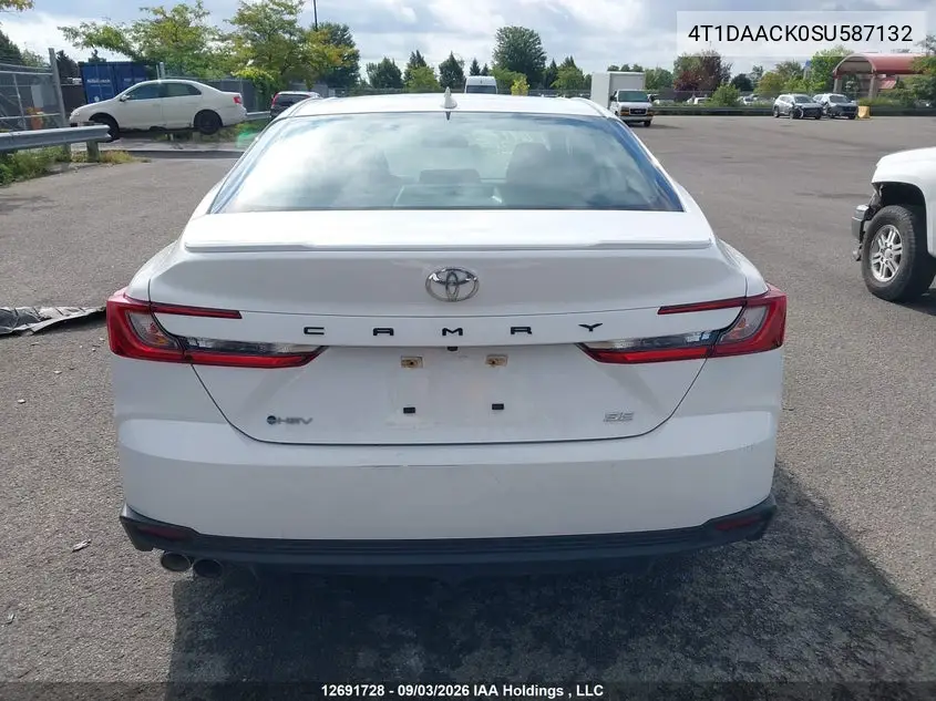 2025 TOYOTA CAMRY VIN 4T1DAACK0SU587132 — фото 16