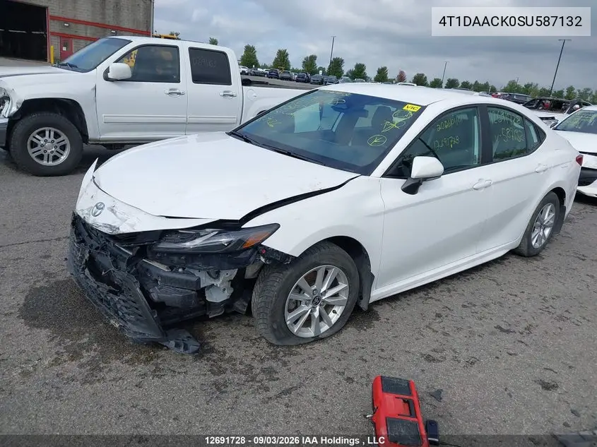 2025 TOYOTA CAMRY VIN 4T1DAACK0SU587132 — фото 2