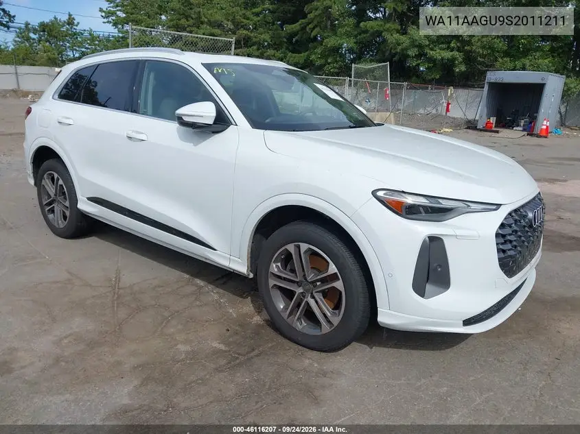 AUDI Q5 2025, VIN WA11AAGU9S2011211