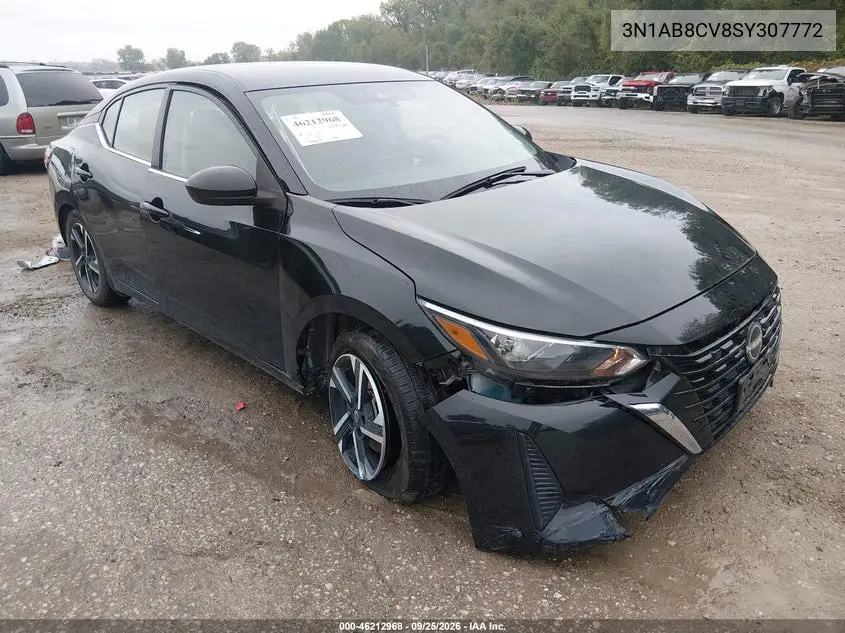 NISSAN SENTRA 2025, VIN 3N1AB8CV8SY307772