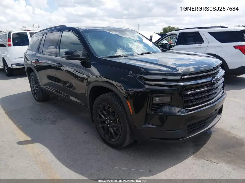 CHEVROLET TRAVERSE 2025, VIN 1GNERGRS0SJ267684