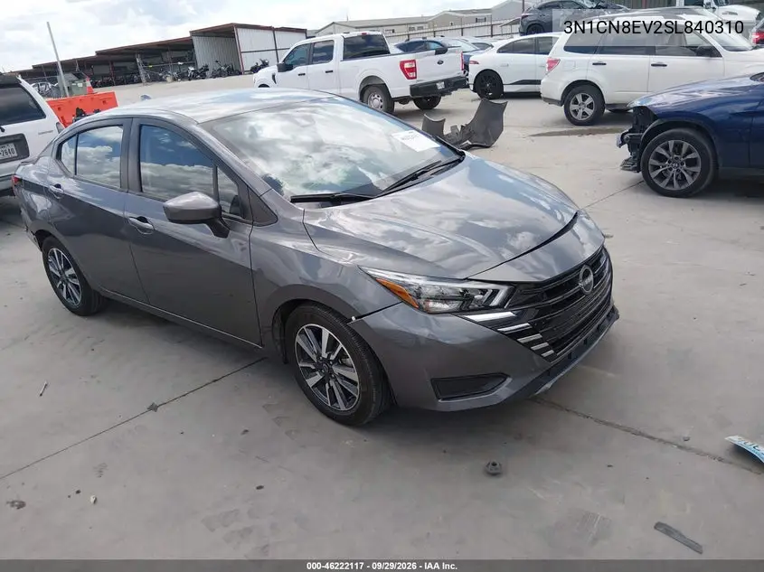 NISSAN VERSA 2025, VIN 3N1CN8EV2SL840310