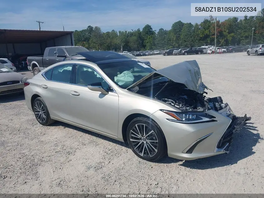 LEXUS ES 2025, VIN 58ADZ1B10SU202534