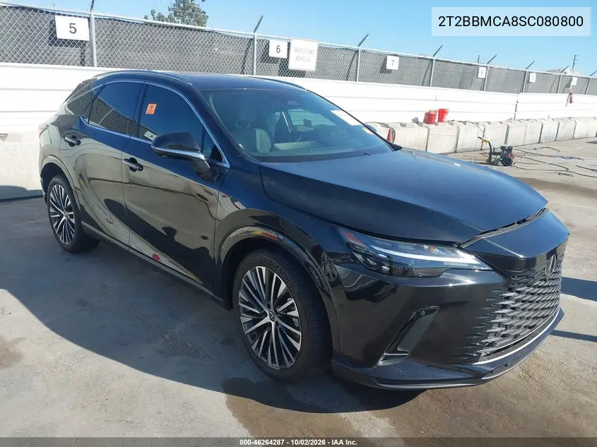 LEXUS RX 2025, VIN 2T2BBMCA8SC080800