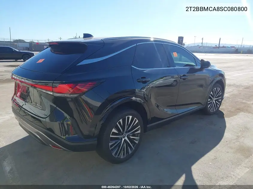 2025 LEXUS RX VIN 2T2BBMCA8SC080800 — фото 4