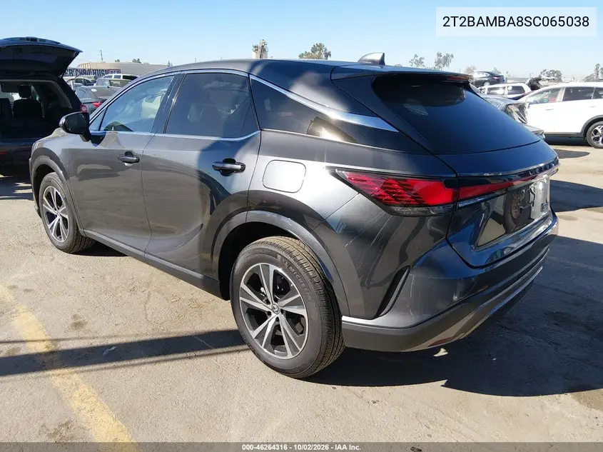 2025 LEXUS RX VIN 2T2BAMBA8SC065038 — фото 3