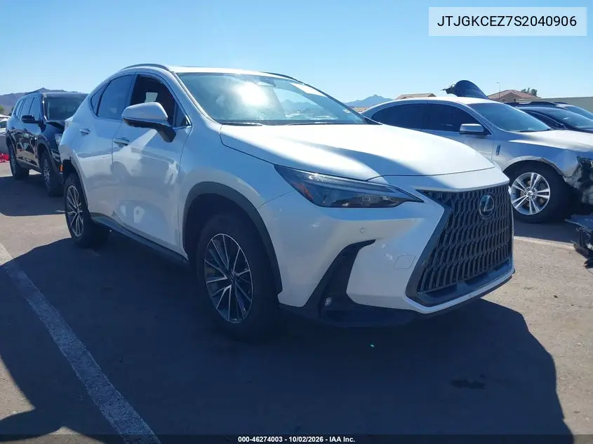 LEXUS NX 2025, VIN JTJGKCEZ7S2040906