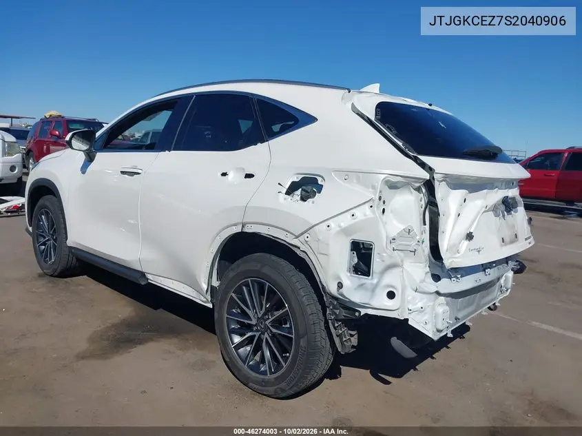 2025 LEXUS NX VIN JTJGKCEZ7S2040906 — фото 3